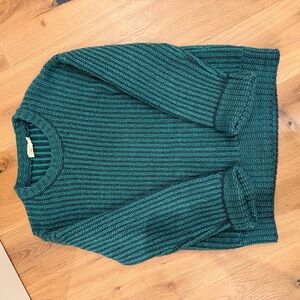 Women’s  Faherty Teal Crewneck Sweater